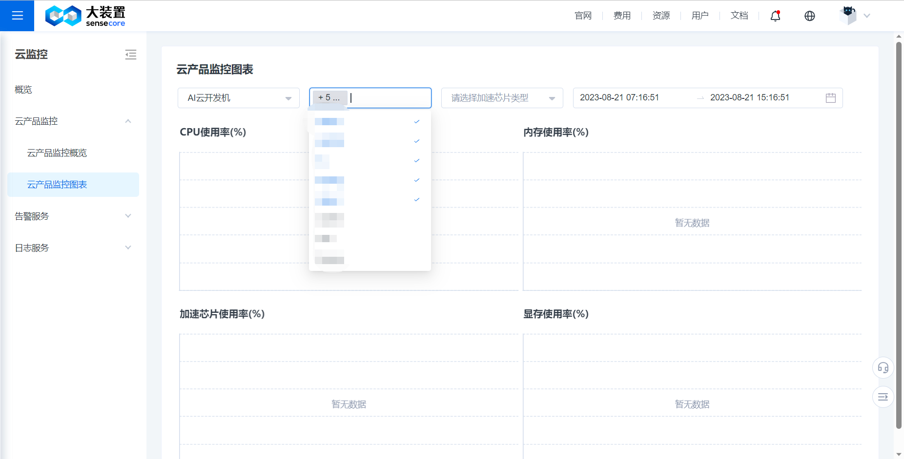 Cloud product monitoring